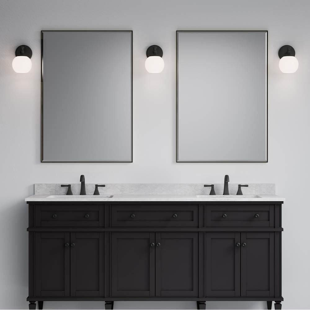 Millennium Lighting 201101-MB Matte Black Orlisse 8.5'' High 1-light Wall Sconce Image 4