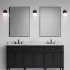 Millennium Lighting 201101-MB Matte Black Orlisse 8.5'' High 1-light Wall Sconce Image 4