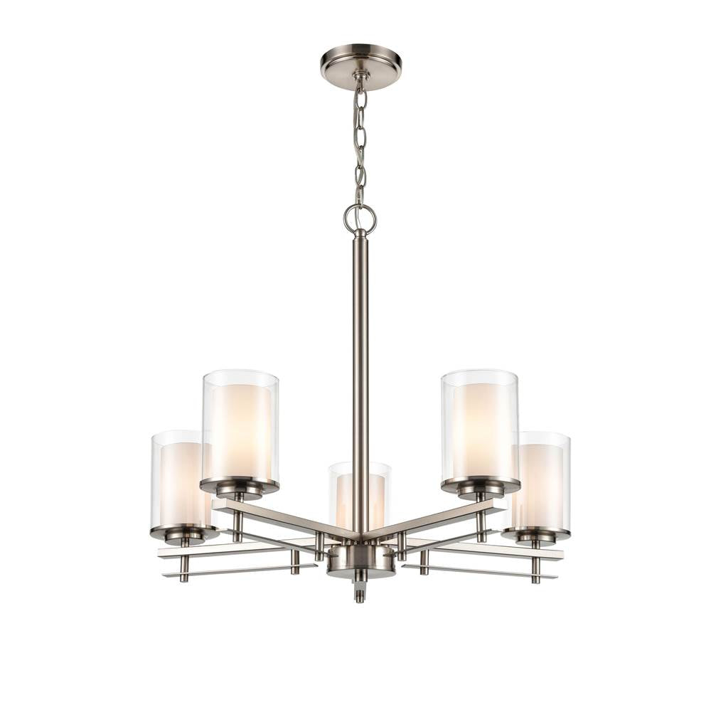Millennium Lighting 5515-BN Brushed Nickel Chandelier Ceiling Light Image 3