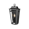 Millennium Lighting 193001-PBK Powder Coated Black Sumerlin 14.5'' High 1-light Outdoor Wall Sconce - Powder Coated Black Image 1