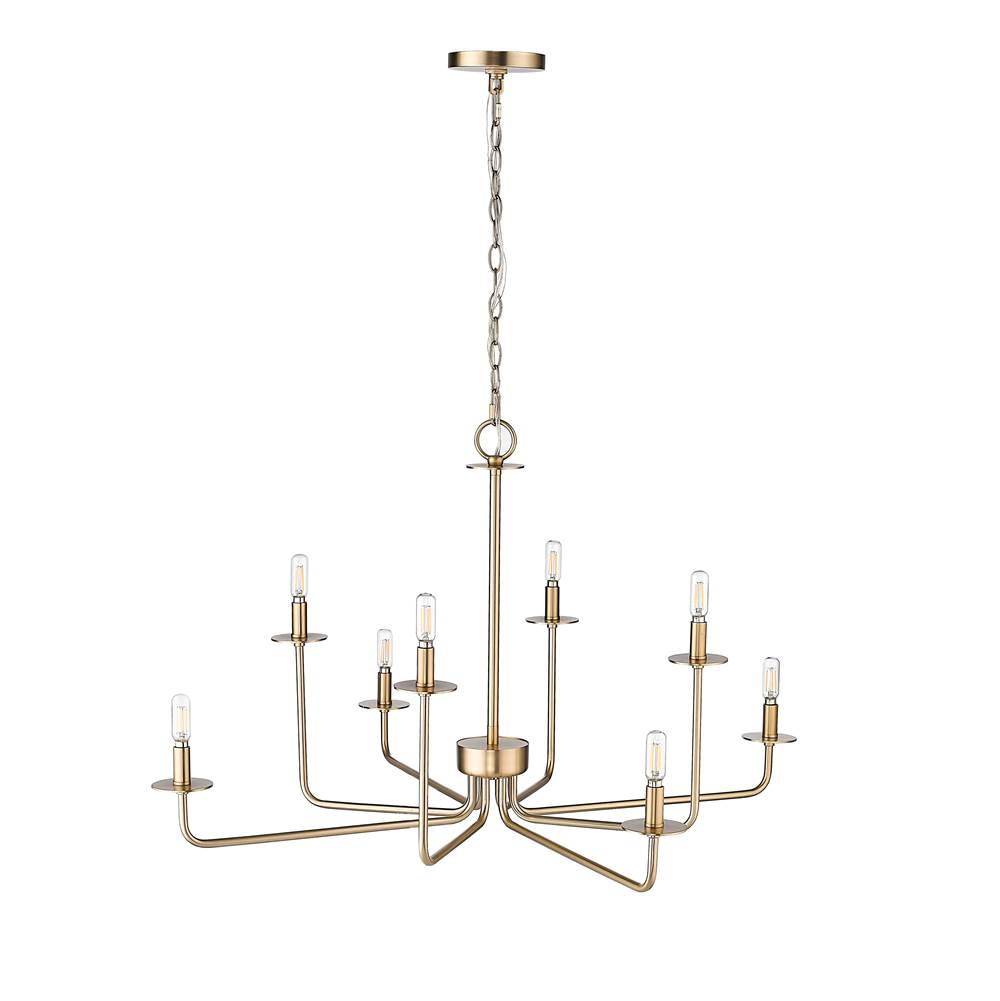 Millennium Lighting 12508-MG Modern Gold Chandelier Ceiling Light Image 5