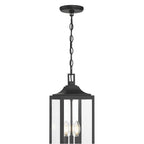 Millennium Lighting 402103-PBK Powder Coated Black Halston 7.25'' Wide 3-light Outdoor Hanging Lantern Image 5