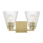 Millennium Lighting 63002-VB Vintage Brass Riville 13.75'' Wide 2-light Vanity Image 6