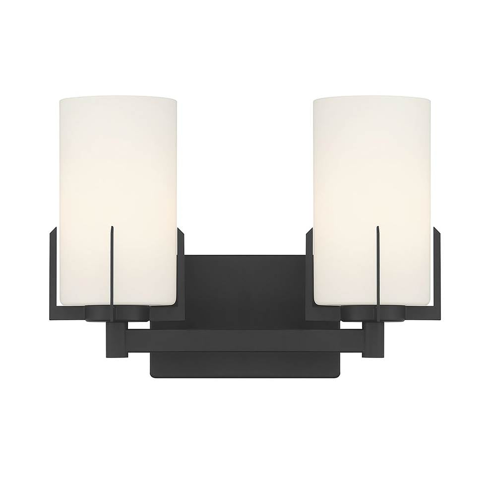 Millennium Lighting 65002-MB Matte Black Froselle 13.25'' Wide 2-light Vanity Image 6
