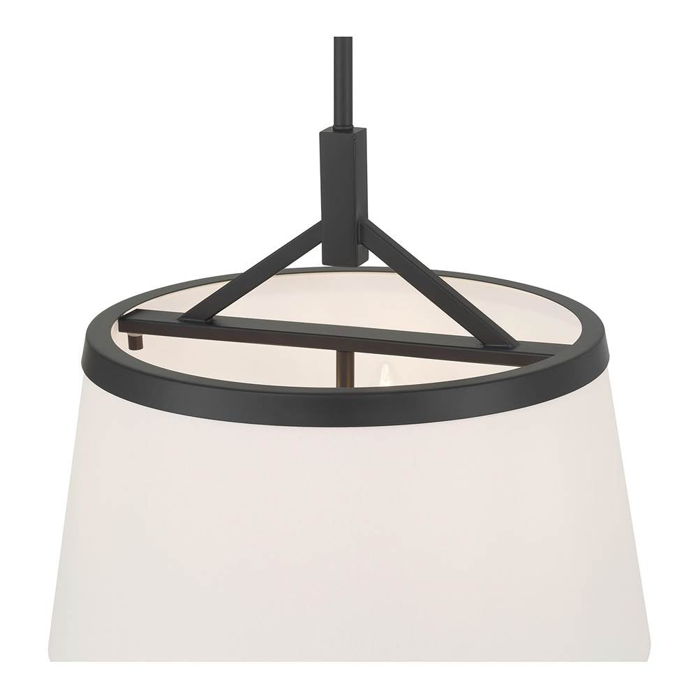 Millennium Lighting 240103-MB Matte Black Montrine 16'' Wide 3-light Pendant Image 6