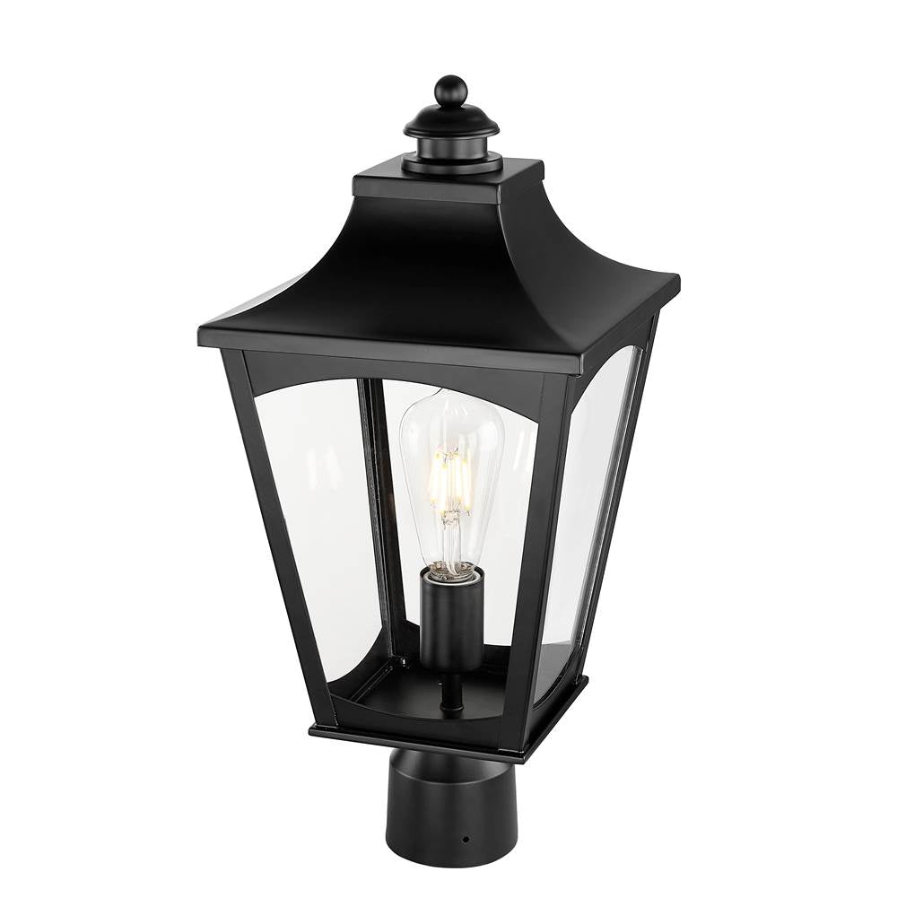 Millennium Lighting 10941-PBK Powder Coated Black Outdoor Post Lantern Image 3