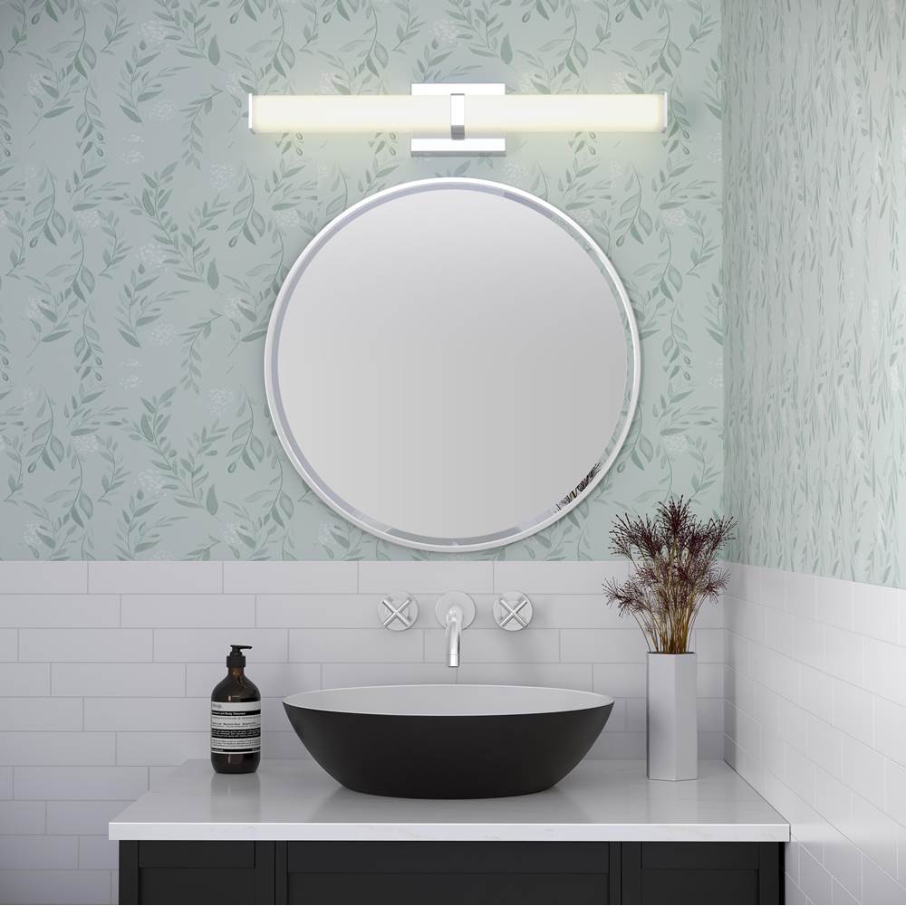 Millennium Lighting 60021-CH Chrome Tron 24'' Bathroom Vanity Led Bath Bar - Chrome Image 4