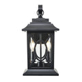 Millennium Lighting 85102-PBK Powder Coated Black Outdoor Wall Sconce Image 1