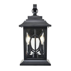Millennium Lighting 85102-PBK Powder Coated Black Outdoor Wall Sconce Image 1