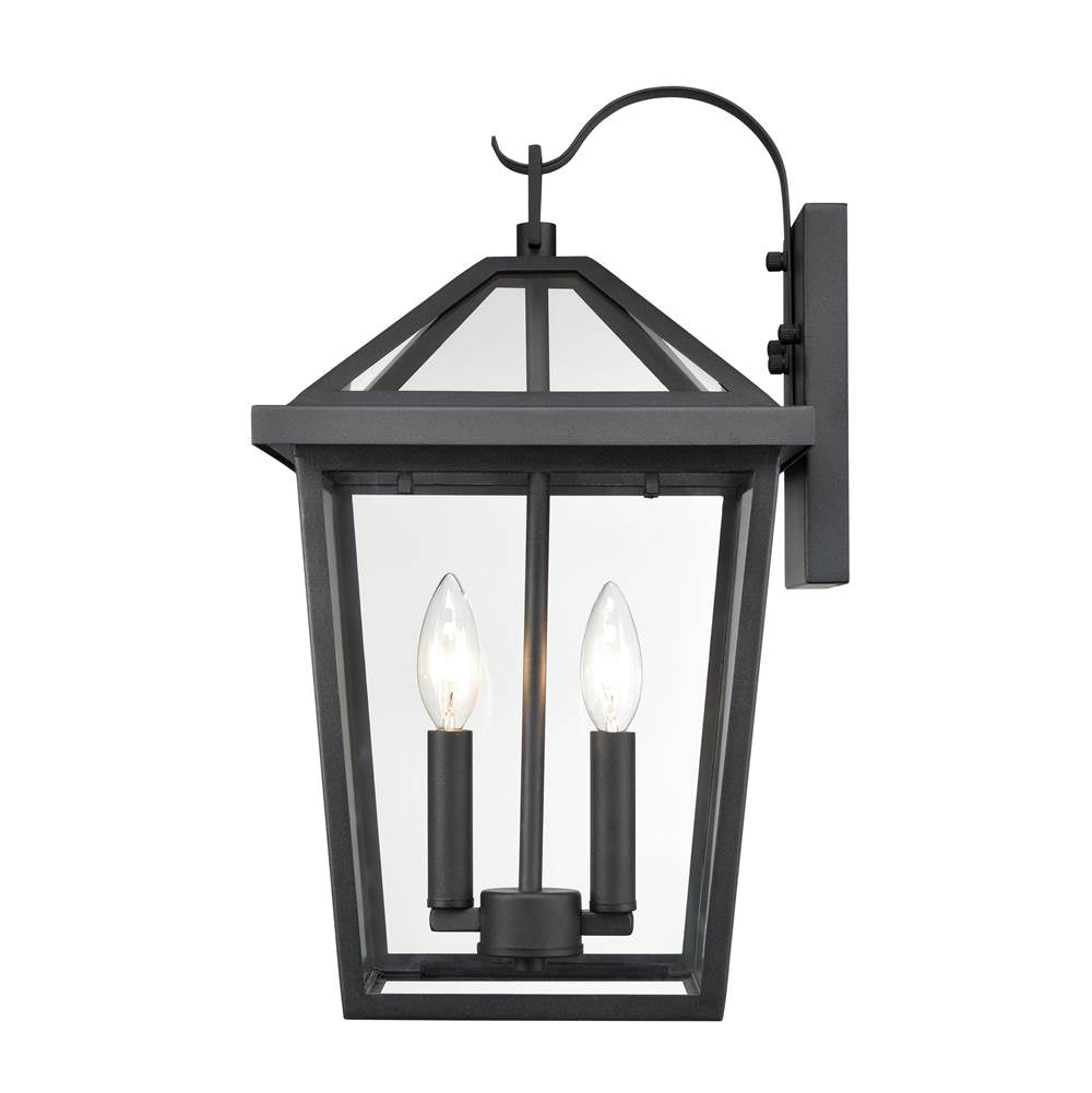 Millennium Lighting 92202-TBK Textured Black Outdoor Wall Sconce Image 4