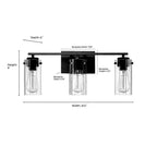 Millennium Lighting 10303-MB Matte Black Vanity Image 3