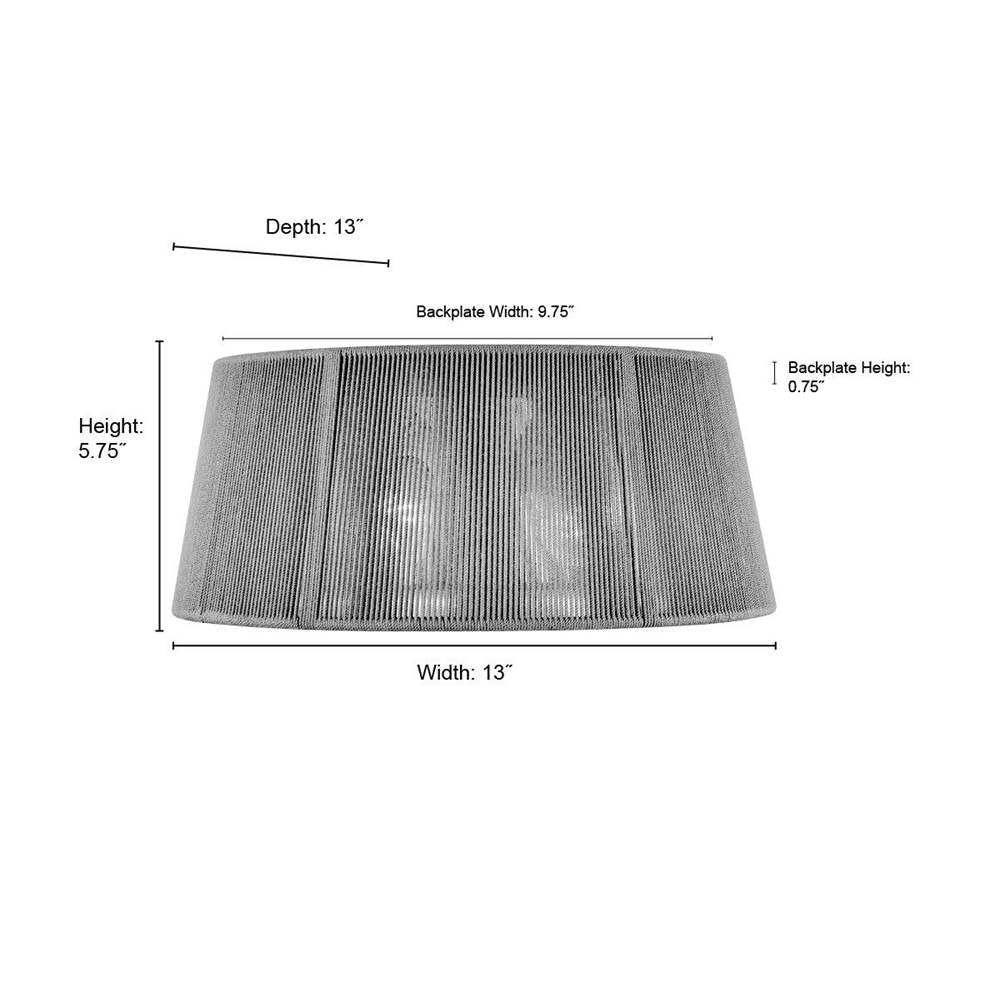 Millennium Lighting 213002-BN Brushed Nickel Flushmount Ceiling Light Image 3