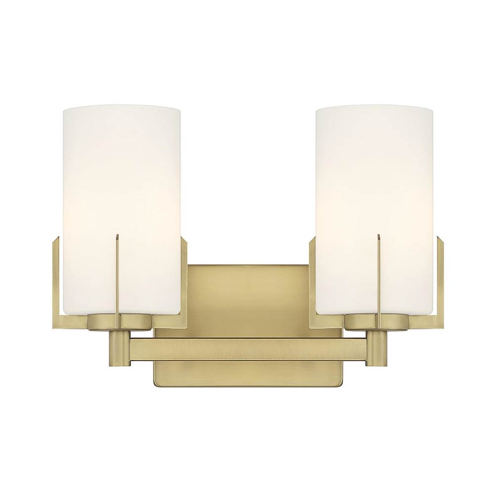 Millennium Lighting 65002-VB Vintage Brass Froselle 13.25'' Wide 2-light Vanity Image 6