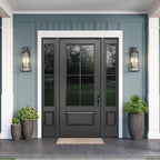 Millennium Lighting 10602-PBK Powder Coated Black Outdoor Wall Sconce Image 2