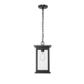 Millennium Lighting 4125-PBK Powder Coated Black Outdoor Hanging Lantern Image 1