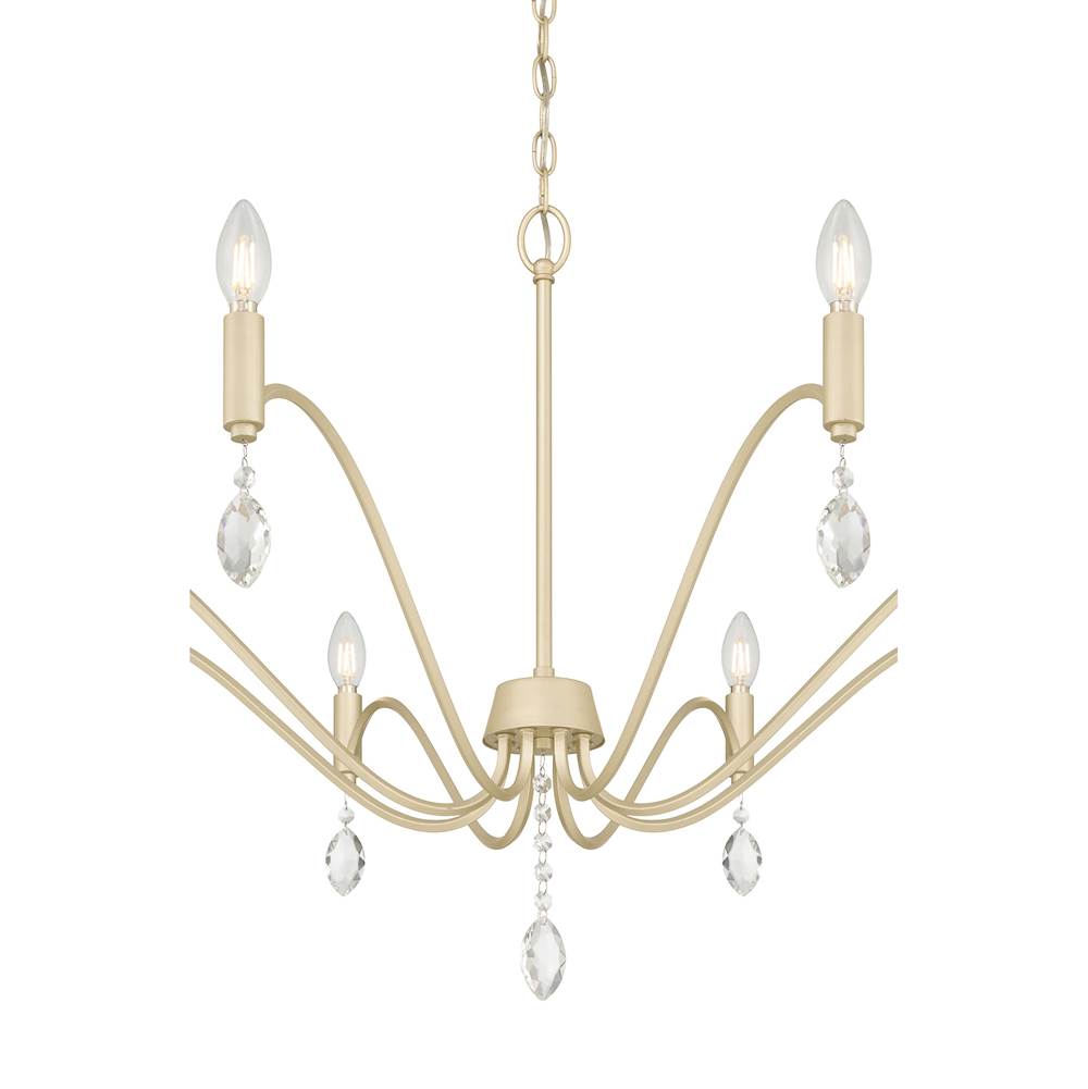Millennium Lighting 205108-AGSI  Aureline 35.5'' Wide 8-light Chandelier Image 7