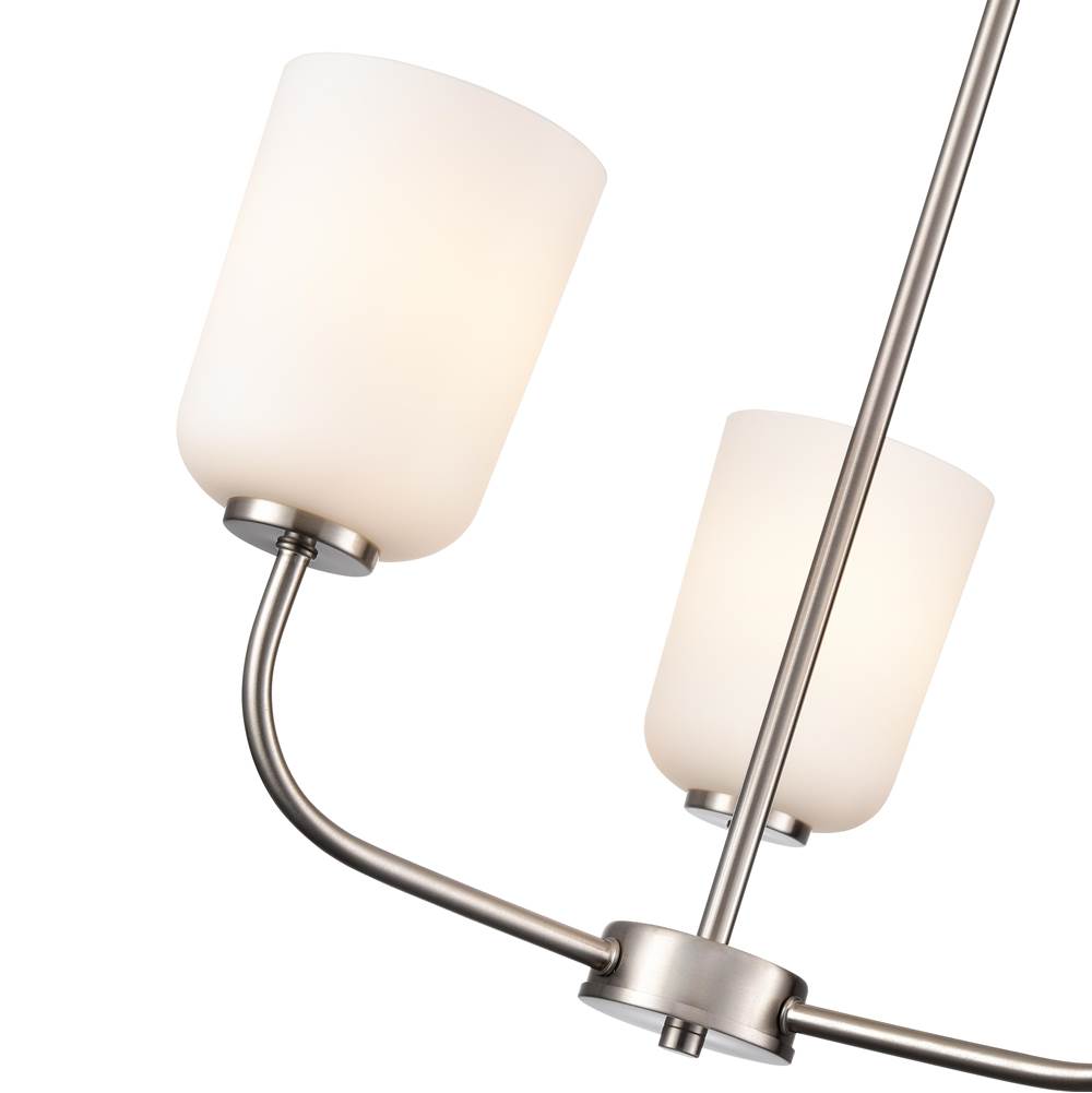 Millennium Lighting 214003-BN Brushed Nickel Laphia 21'' Wide 3-light Chandelier - Brushed Nickel Image 4