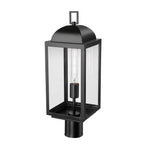 Millennium Lighting 194201-PBK Powder Coated Black Beaufort 21.25'' High 1-light Outdoor Post Lantern - Powder Coated Black Image 1