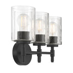 Millennium Lighting 270103-MB Matte Black Solventa 23.5'' Wide 3-light Vanity Image 7