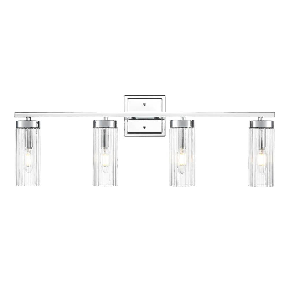 Millennium Lighting 46004-CH Polished Chrome Iversen 29.75'' Wide 4-light Vanity - Polished Chrome Image 6