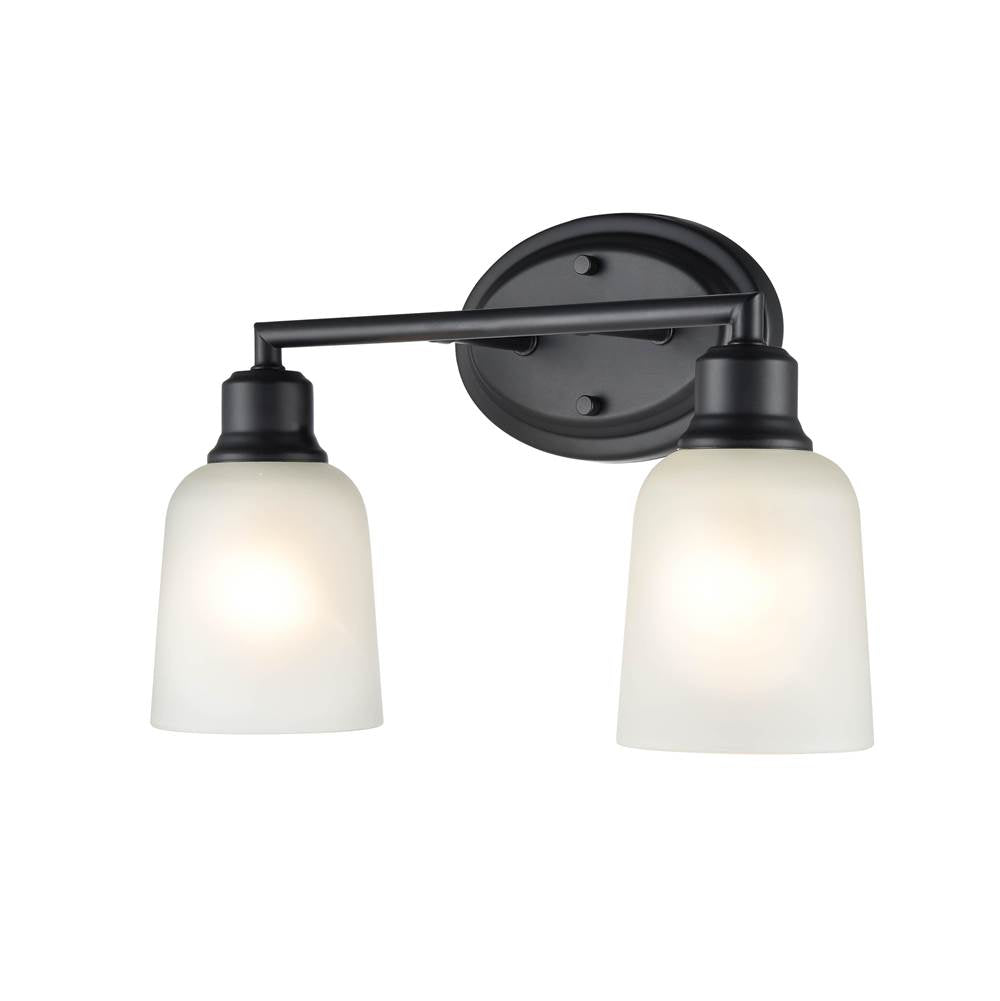 Millennium Lighting 2802-MB Matte Black Vanity Image 2