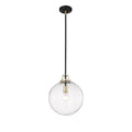 Millennium Lighting 9202-MB/MG Matte Black Modern Gold Pendant Light Image 1