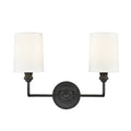 Millennium Lighting 99802-MB Matte Black Vanity Image 1