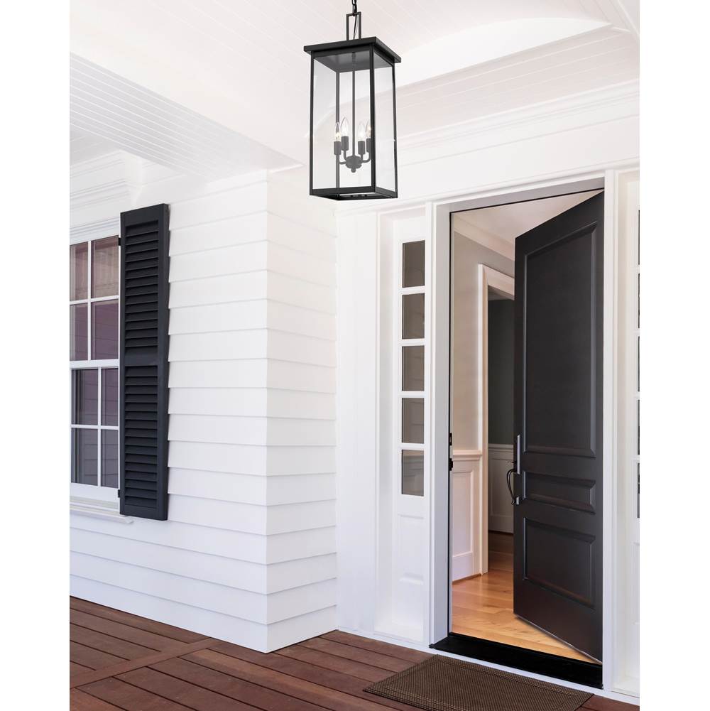 Millennium Lighting 42605-PBK Powder Coated Black Outdoor Hanging Lantern Image 2