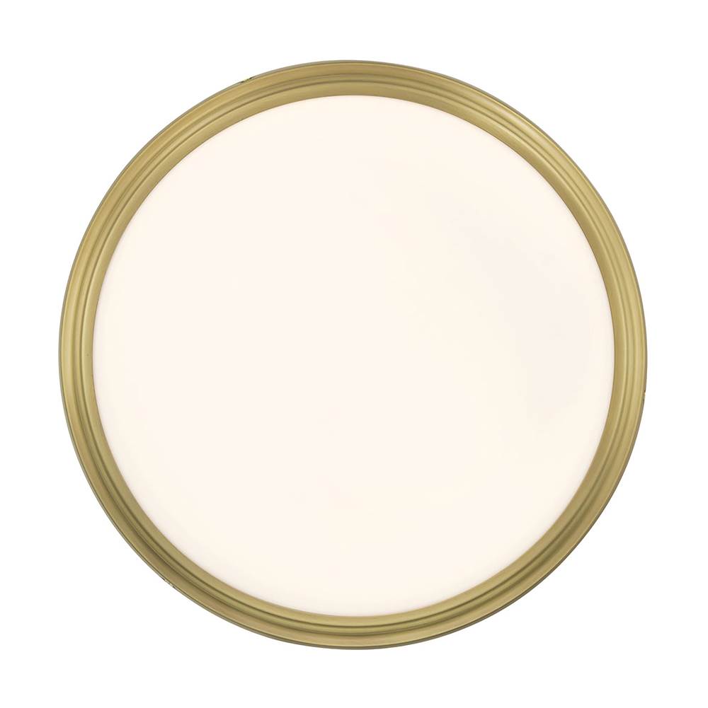 Millennium Lighting 95102-VB Vintage Brass Velune  14'' Wide 2-light Flush Mount Image 6