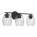 Millennium Lighting 9993-MB Matte Black Miravelle 22.25'' Wide 3-light Vanity Image 1