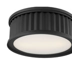 Millennium Lighting 9502-MB Matte Black Corvella 14'' Wide 2-light Flush Mount Image 4