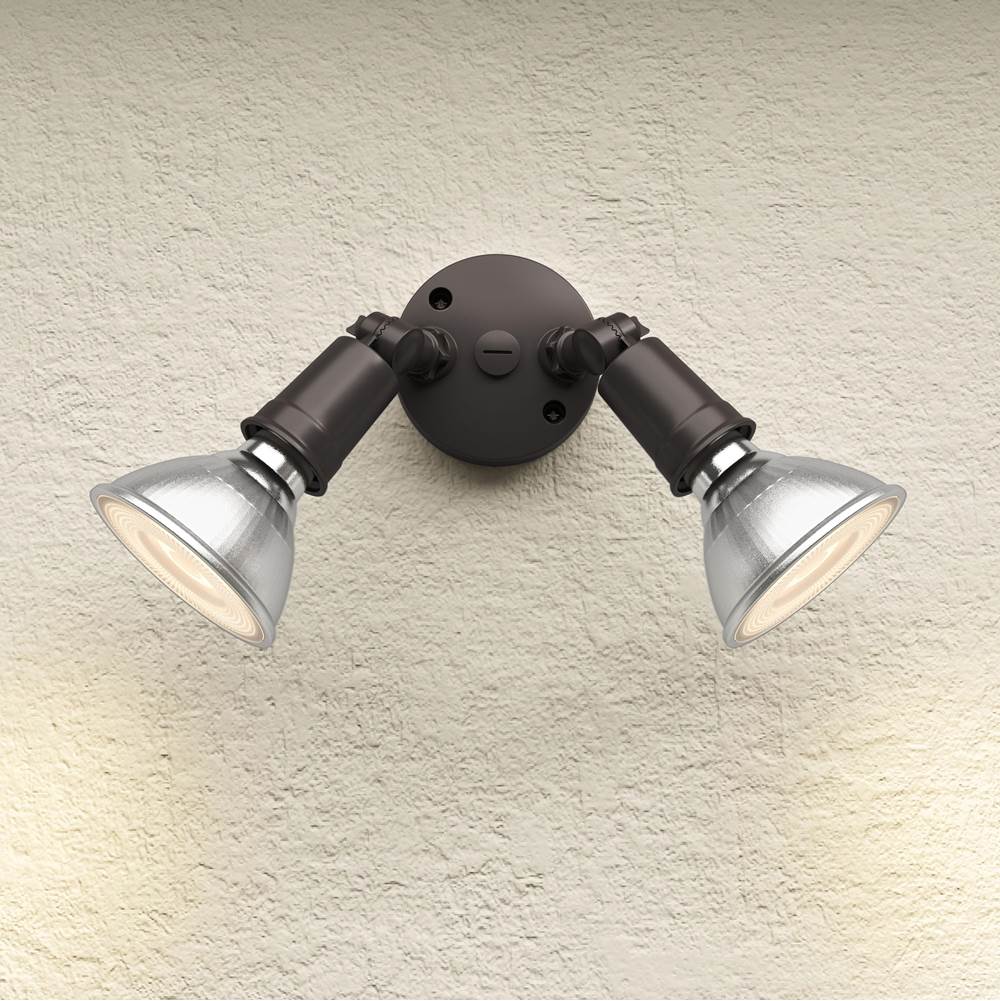 Millennium Lighting 16002-PBZ Powder Coated Bronze Security Flood Lights Image 2
