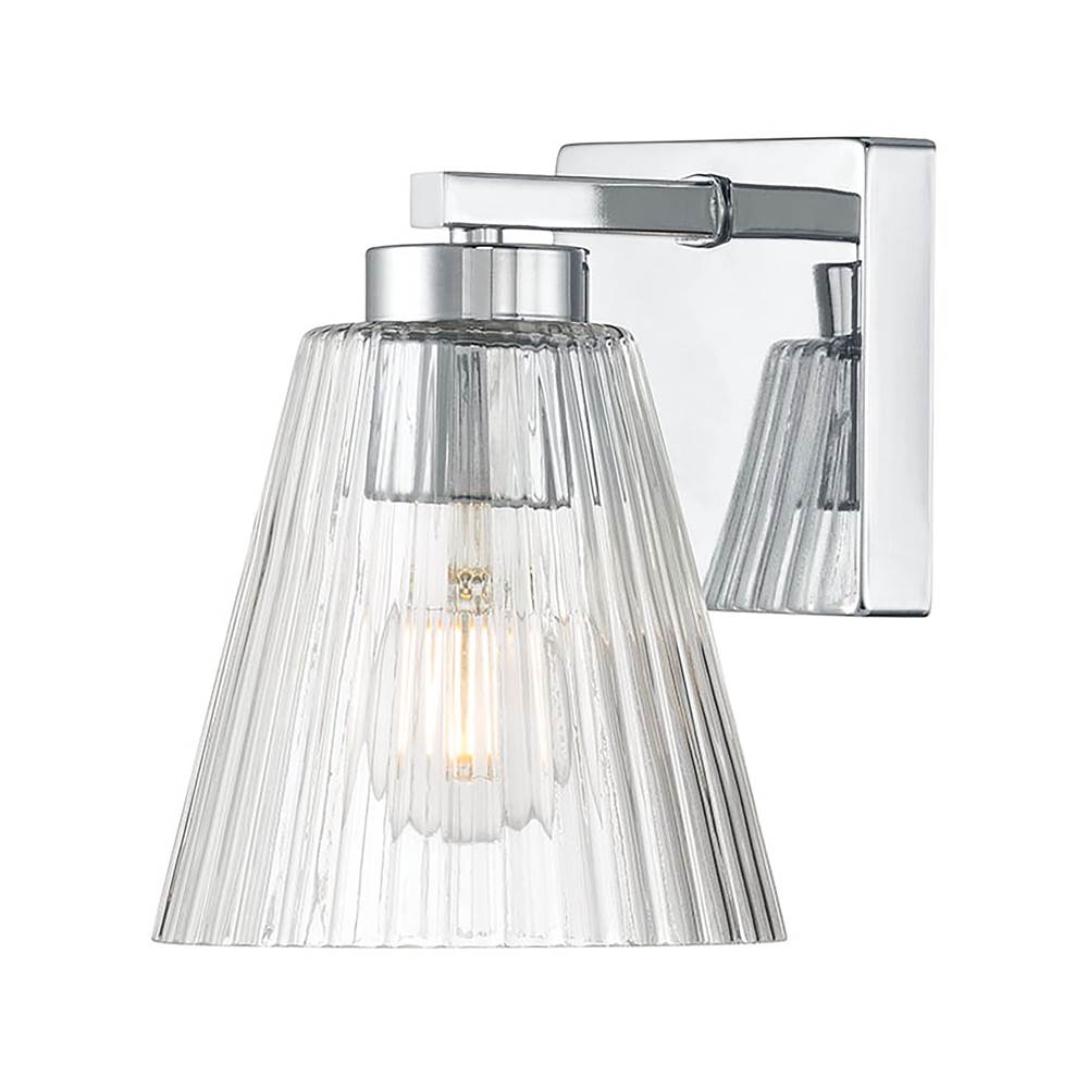Millennium Lighting 63001-CH Chrome Riville 7.5'' High 1-light Wall Sconce Image 1