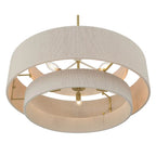 Millennium Lighting 208105-VB Vintage Brass Helbert 24'' Wide 5-light Pendant Image 7
