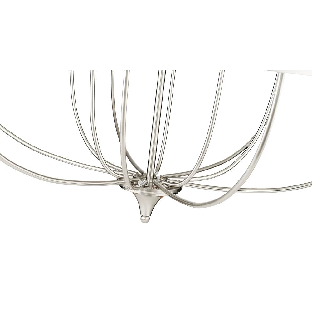 Millennium Lighting 28012-BN Brushed Nickel Chandelier Ceiling Light Image 3