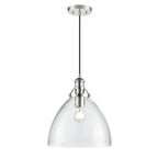 Millennium Lighting Khrisa 12.75'' Wide 1-light Pendant - Brushed Nickel