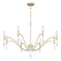 Millennium Lighting 205108-AGSI  Aureline 35.5'' Wide 8-light Chandelier Image 1