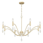 Millennium Lighting 205108-AGSI  Aureline 35.5'' Wide 8-light Chandelier Image 1