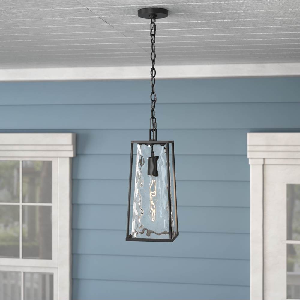 Millennium Lighting 10621-PBK Powder Coated Black Outdoor Hanging Lantern Image 2
