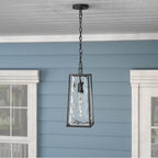Millennium Lighting 10621-PBK Powder Coated Black Outdoor Hanging Lantern Image 2