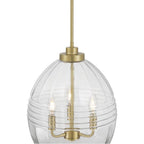 Millennium Lighting 9983-VB Vintage Brass Miravelle 13'' Wide 3-light Pendant Image 6