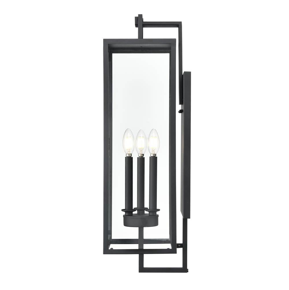Millennium Lighting 280003-TBK Textured Black Outdoor Wall Sconce Image 4