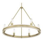 Millennium Lighting 207106-VB Vintage Brass Rovessa 32'' Wide 6-light Chandelier Image 7