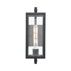 Millennium Lighting 230001-TBK Textured Black Outdoor Wall Sconce Image 1