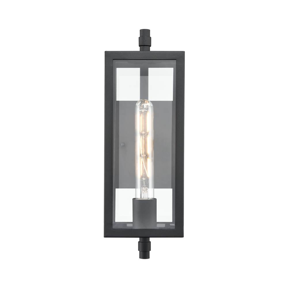 Millennium Lighting 230001-TBK Textured Black Outdoor Wall Sconce Image 1