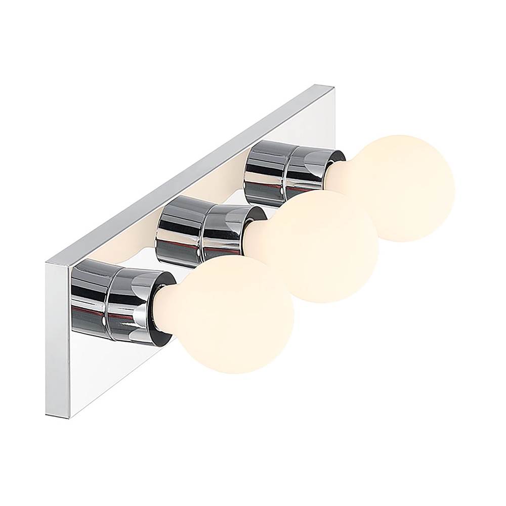 Millennium Lighting 96103-CH Chrome Bellisse 18'' Wide 3-light Bath Bar Image 5