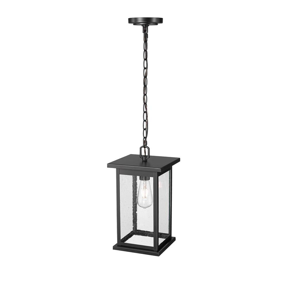 Millennium Lighting 4125-PBK Powder Coated Black Outdoor Hanging Lantern Image 4