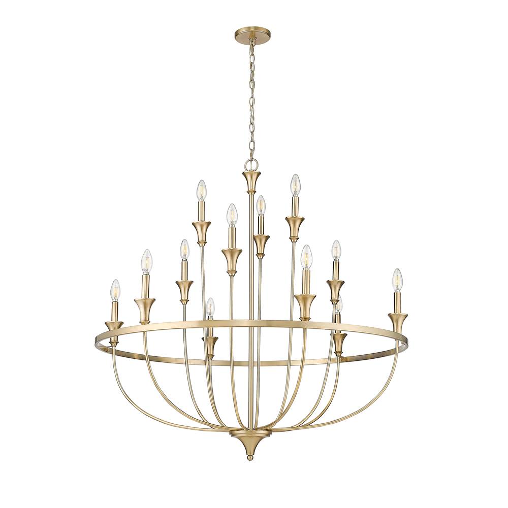 Millennium Lighting 28012-MG Modern Gold Chandelier Ceiling Light Image 6