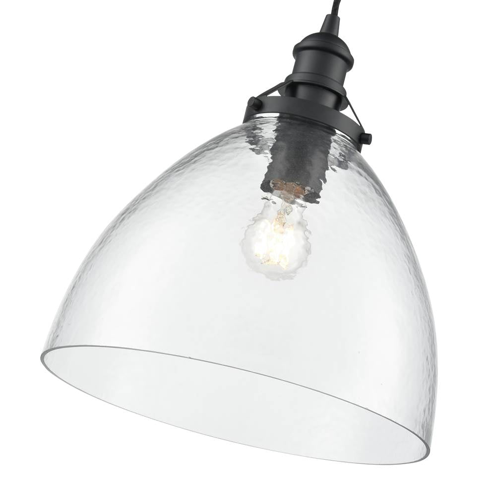 Millennium Lighting 218101-MB Matte Black Khrisa 12.75'' Wide 1-light Pendant - Matte Black Image 7