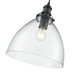 Millennium Lighting 218101-MB Matte Black Khrisa 12.75'' Wide 1-light Pendant - Matte Black Image 7